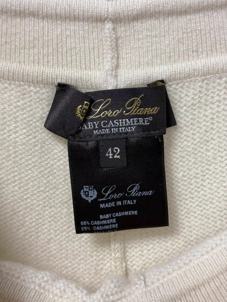 Loro Piana Loro Piana Beige Glitter Casual Pants - dmc Size US 31 - 3 Thumbnail