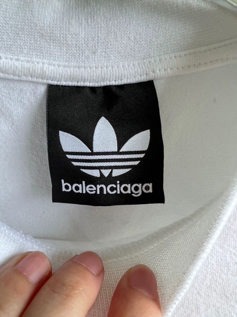 Balenciaga Balenciaga x Adidas collaborative printed short-sleeve shirt - dmc Size US M / EU 48-50 / 2 - 4 Thumbnail