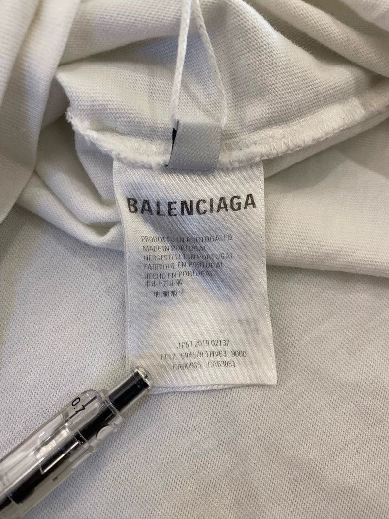 Balenciaga Balenciaga White Short Sleeve T-shirt - dmc Size US S / EU 44-46 / 1 - 6 Thumbnail