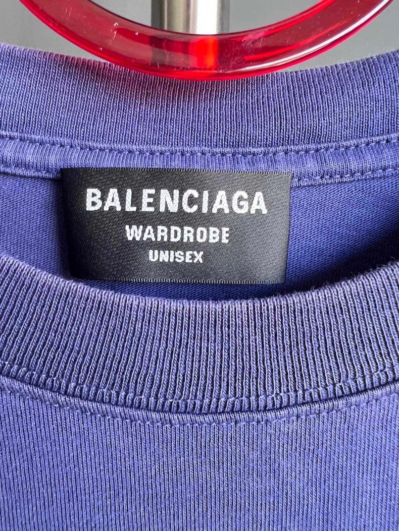 Balenciaga Balenciaga Embroidered Logo Short Sleeve Tee - dmc Size US M / EU 48-50 / 2 - 3 Thumbnail