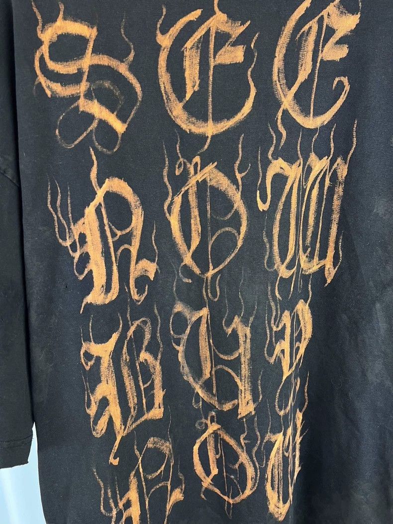 Balenciaga Balenciaga 23SS Distressed Slogan Short Sleeve - dmc Size US M / EU 48-50 / 2 - 7 Thumbnail