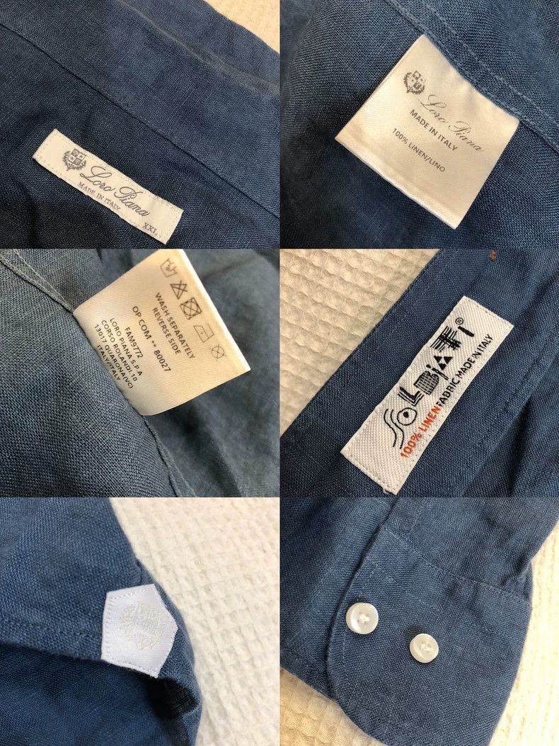 Loro Piana Loro Piana Made In Italy Long Sleeve Shirt - dmc Size US XXL / EU 58 / 5 - 6 Thumbnail