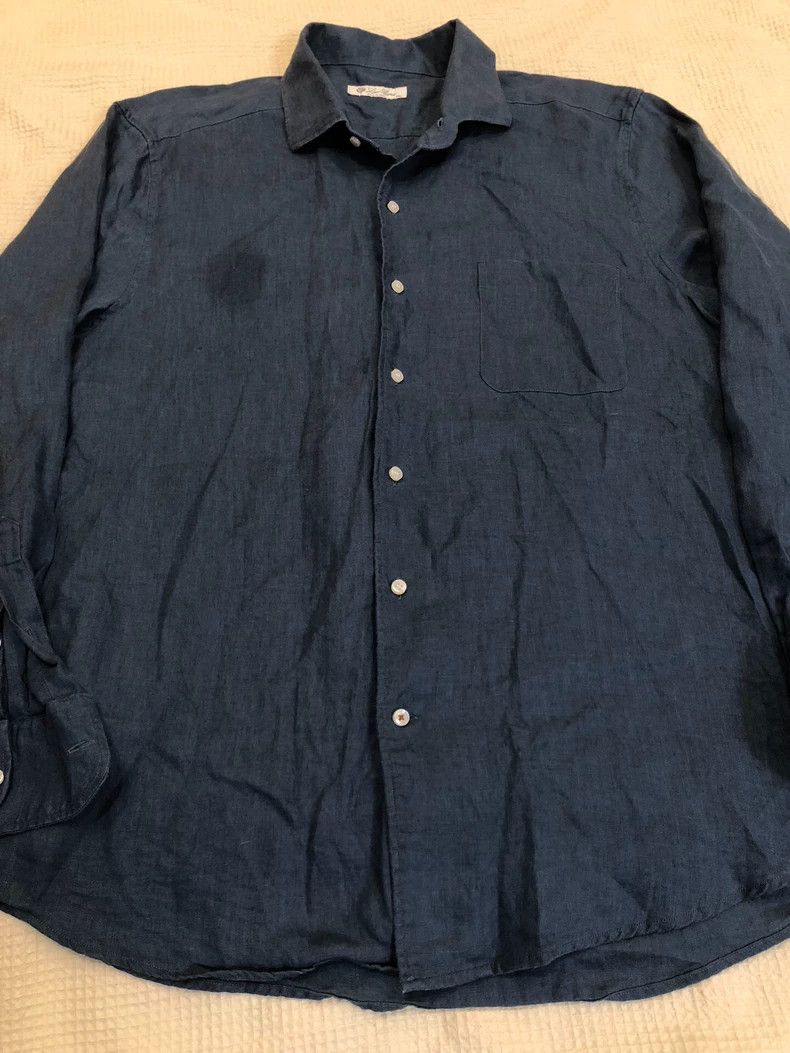 Loro Piana Loro Piana Made In Italy Long Sleeve Shirt - dmc Size US XXL / EU 58 / 5 - 2 Thumbnail