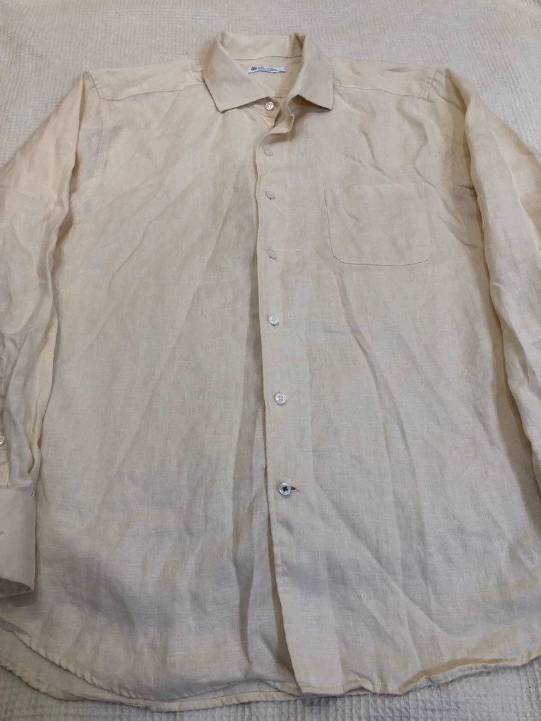 Loro Piana Loro Piana Made In Italy Long Sleeve Shirt - dmc Size US XXL / EU 58 / 5 - 2 Thumbnail