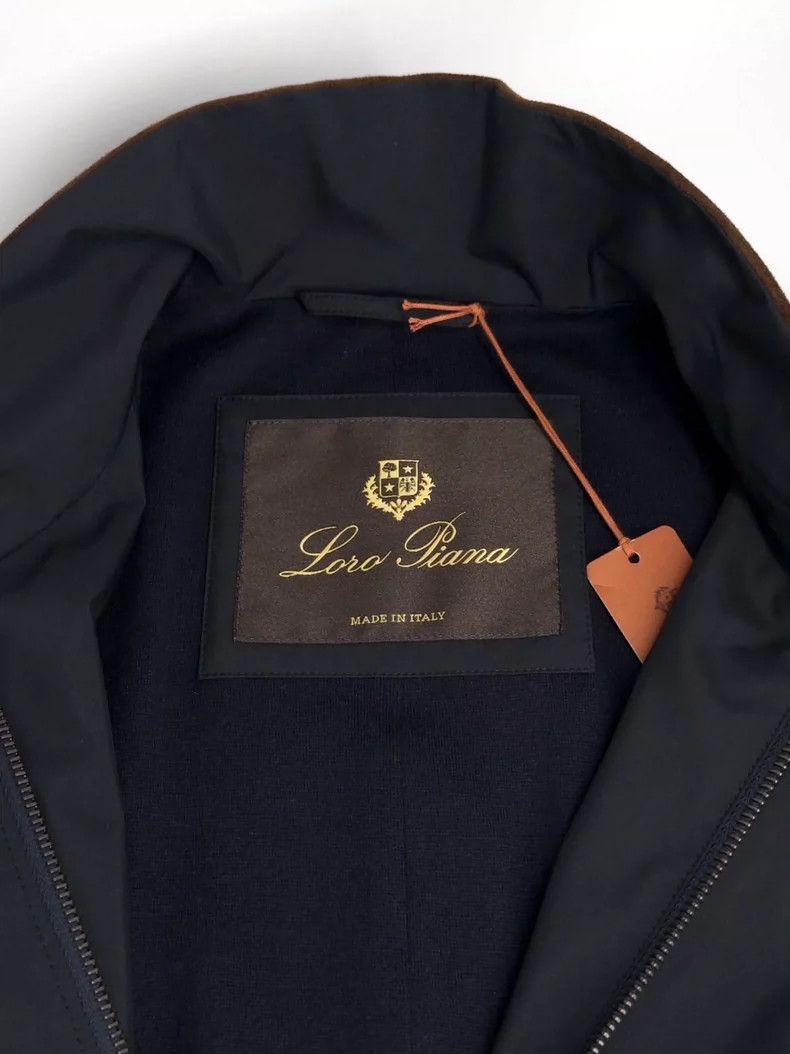 Loro Piana Loro Piana Sebring Navy Trench Coat - dmc Size US XL / EU 56 / 4 - 6 Thumbnail
