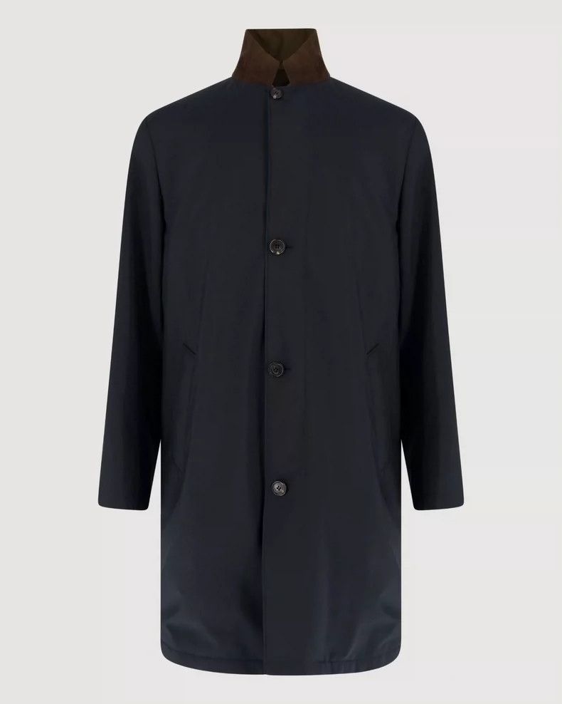 Loro Piana Loro Piana Sebring Navy Trench Coat - dmc Size US XL / EU 56 / 4 - 2 Thumbnail