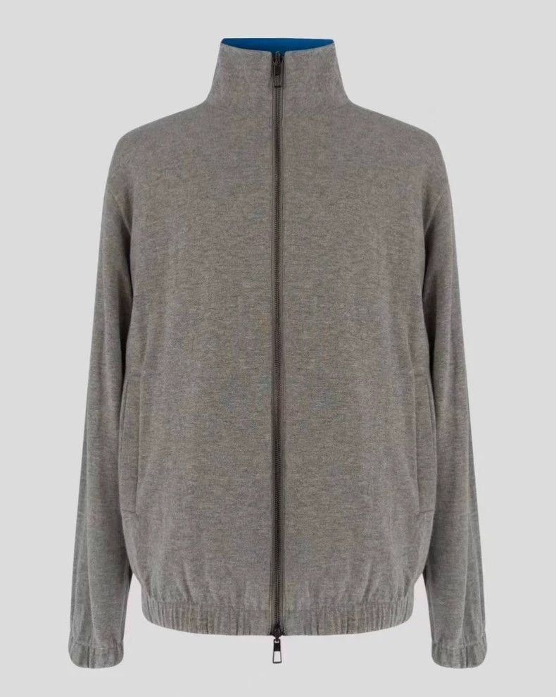 Loro Piana Loro Piana Men's Double-Sided Bomber Jacket - dmc Size US XL / EU 56 / 4 - 2 Thumbnail