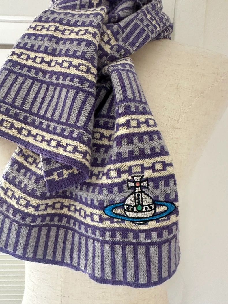 Vivienne Westwood Vivienne Westwood Knitted Scarf - dmc Size ONE SIZE - 2 Thumbnail
