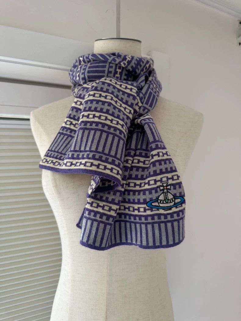Vivienne Westwood Vivienne Westwood Knitted Scarf - dmc Size ONE SIZE - 5 Thumbnail