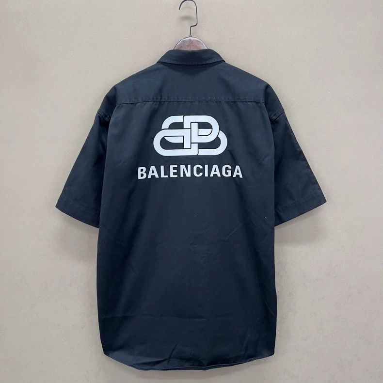 Balenciaga Balenciaga Back Lock Denim Shirt - dmc Size US M / EU 48-50 / 2 - 2 Thumbnail