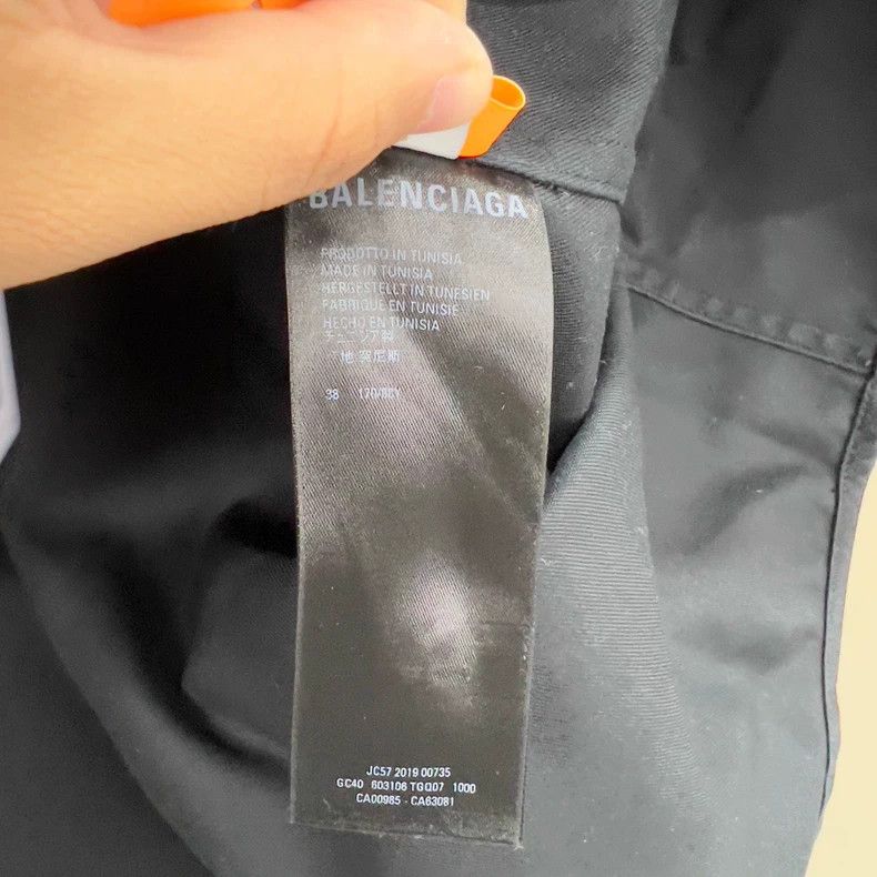 Balenciaga Balenciaga Back Lock Denim Shirt - dmc Size US M / EU 48-50 / 2 - 4 Thumbnail