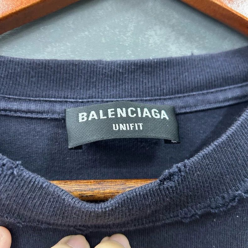 Balenciaga Balenciaga No Comment Printed Short Sleeve Tee - dmc Size US XXS / EU 40 - 3 Thumbnail