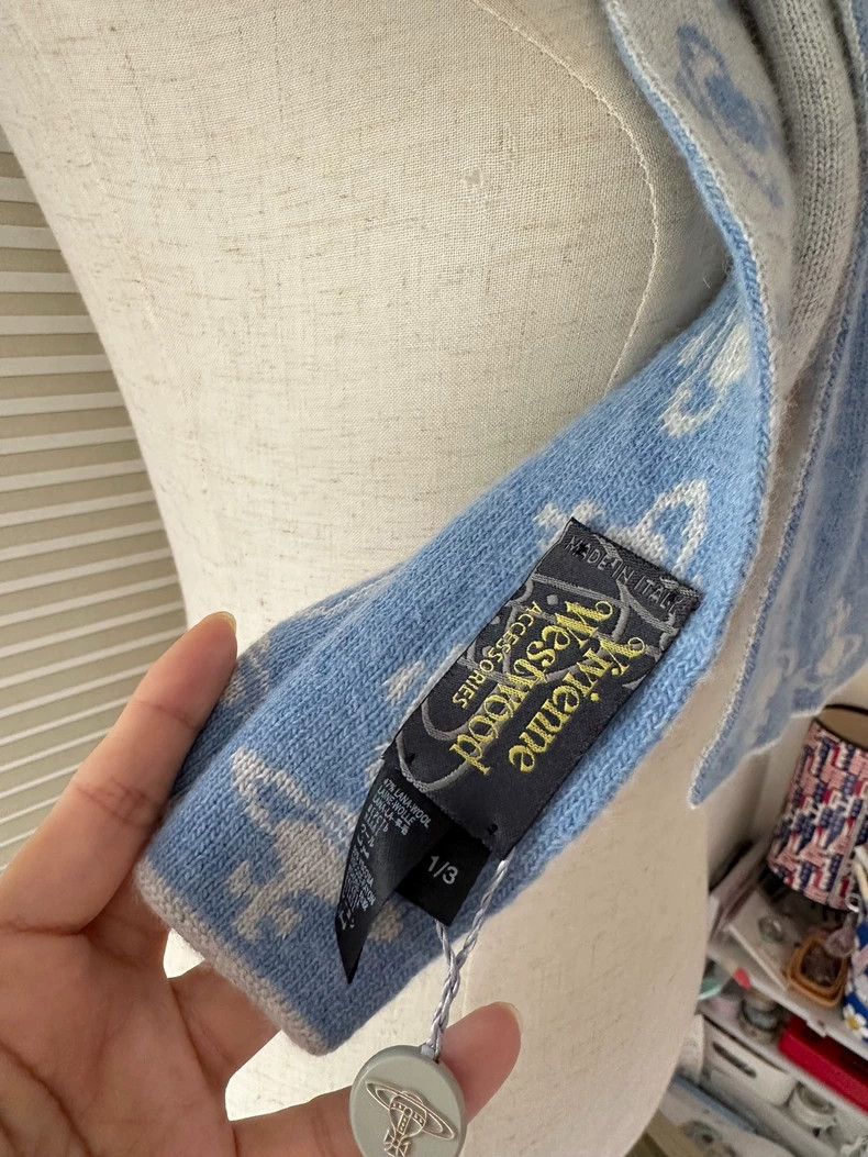 Vivienne Westwood Vivienne Westwood Vintage Cashmere Scarf - dmc Size ONE SIZE - 3 Thumbnail
