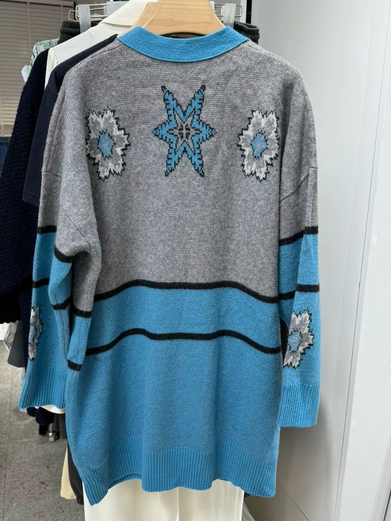 Loewe Loewe Wool Star Pattern Cardigan - dmc Size US XS / EU 42 / 0 - 2 Thumbnail