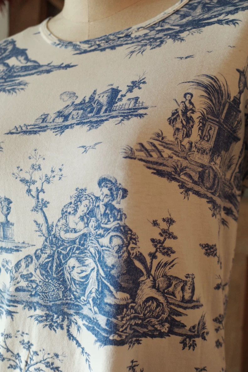 Vivienne Westwood Vivienne Westwood Blue Porcelain Print T-shirt - dmc Size US M / EU 48-50 / 2 - 5 Thumbnail