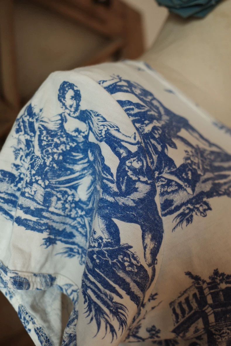 Vivienne Westwood Vivienne Westwood Blue Porcelain Print T-shirt - dmc Size US M / EU 48-50 / 2 - 4 Thumbnail
