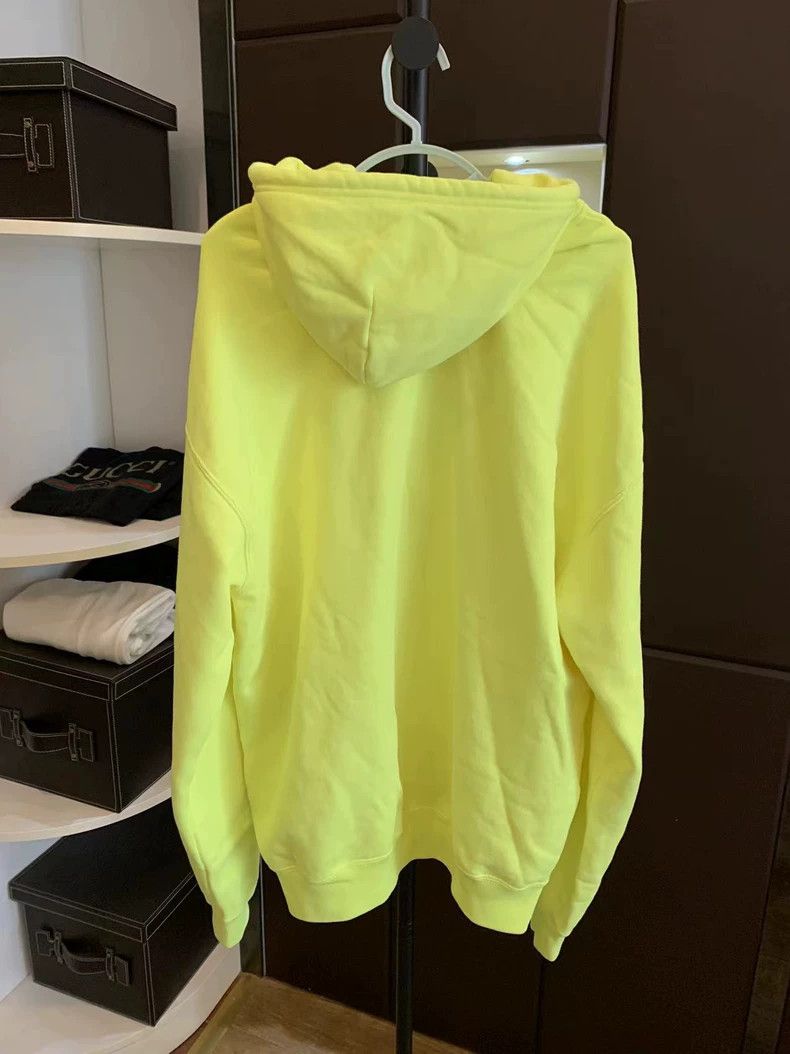 Balenciaga Balenciaga Fluorescent Yellow Lock Hoodie - dmc Size US S / EU 44-46 / 1 - 2 Thumbnail