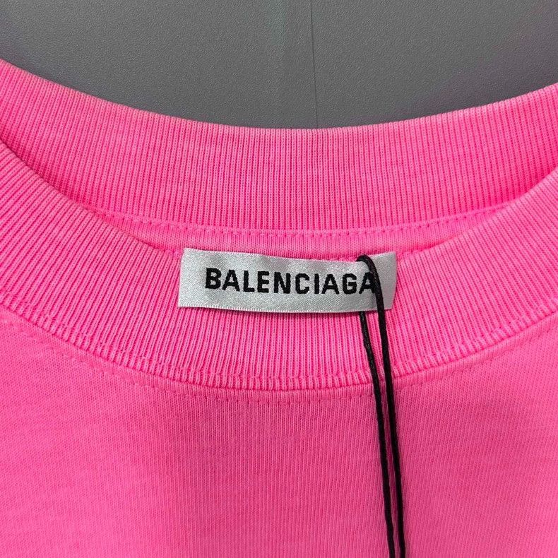 Balenciaga Balenciaga Pink Coke Logo Short Sleeve Tee - dmc Size US XS / EU 42 / 0 - 6 Thumbnail