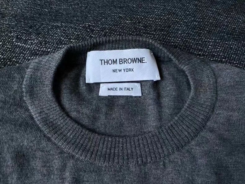 Thom Browne Thom Browne Whale Turtle Gray Sweater - dmc Size US L / EU 52-54 / 3 - 2 Thumbnail
