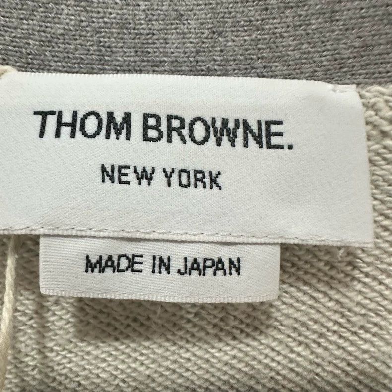 Thom Browne Thom Browne Gray Four-Stripe Cardigan - dmc Size US M / EU 48-50 / 2 - 4 Thumbnail