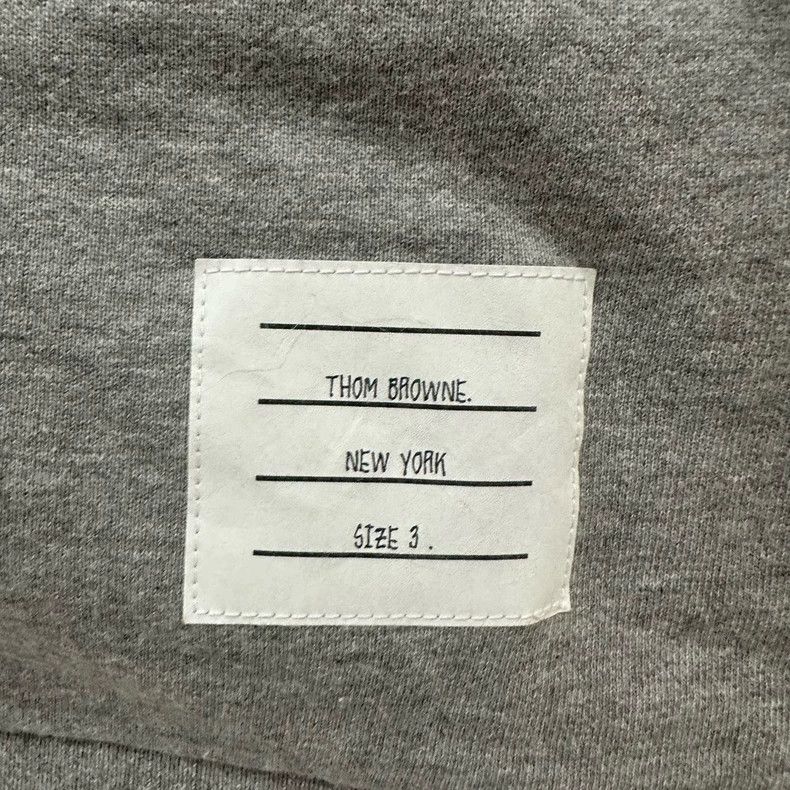 Thom Browne Thom Browne Gray Four-Stripe Cardigan - dmc Size US M / EU 48-50 / 2 - 5 Thumbnail
