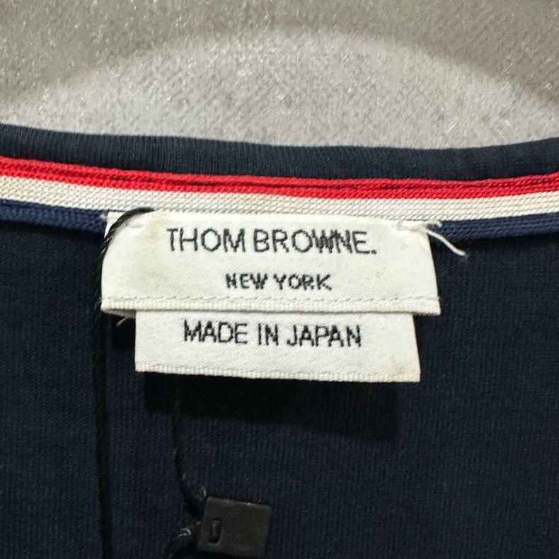 Thom Browne Thom Browne Navy Pocket Logo Short Sleeve - dmc Size US L / EU 52-54 / 3 - 4 Thumbnail