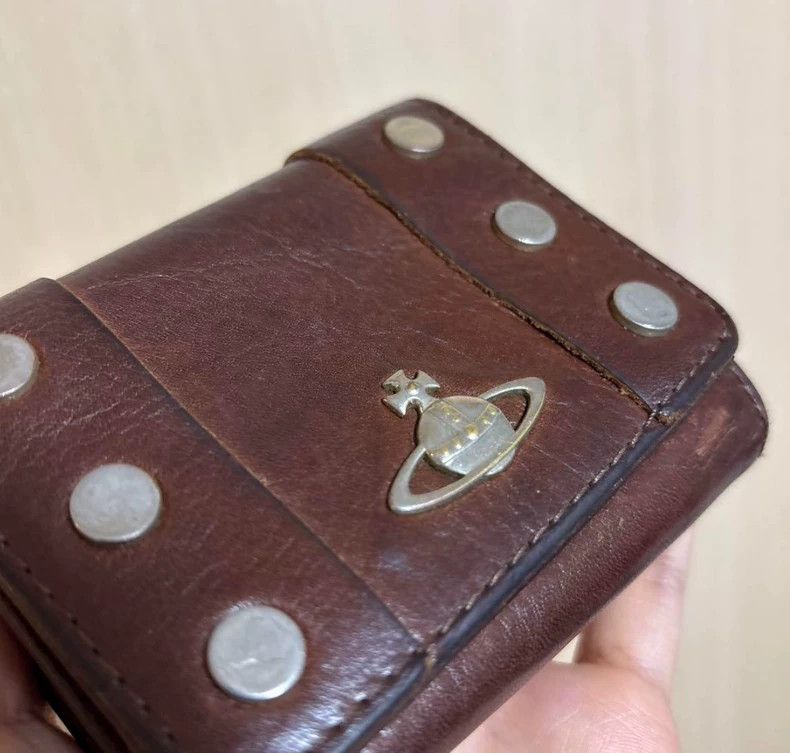 Vintage Vivienne Westwood Brown Leather Wallet - dmc Size ONE SIZE - 2 Thumbnail