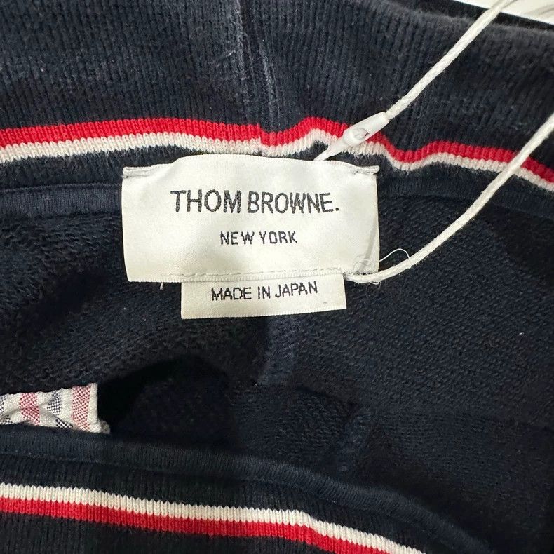 Thom Browne Thom Browne Navy Four-Stripe Shorts - dmc Size US 30 / EU 46 - 5 Thumbnail