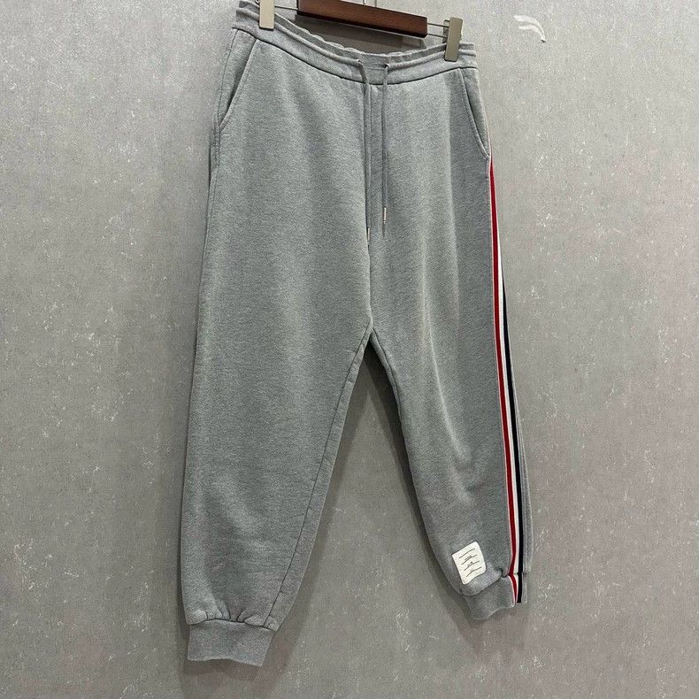 Thom Browne Thom Browne Side Stripe Sweatpants - dmc Size US 30 / EU 46 - 3 Thumbnail