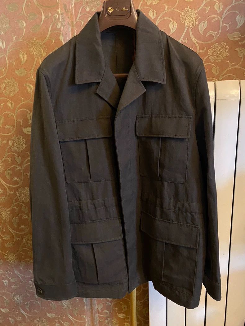 Loro Piana Loro Piana Men's Linen Traveler Jacket - dmc Size US M / EU 48-50 / 2 - 2 Thumbnail