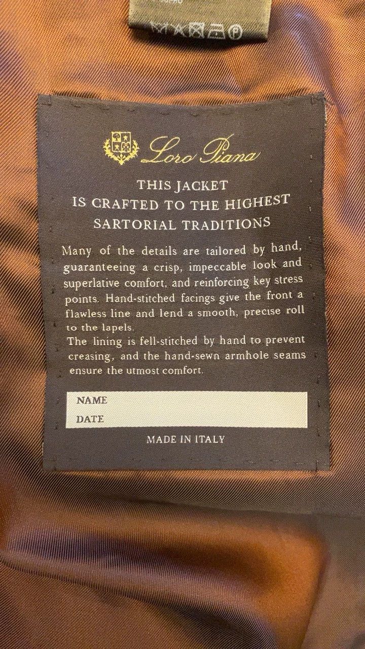 LoroPiana Handmade Waterproof Blazer Jacket - dmc