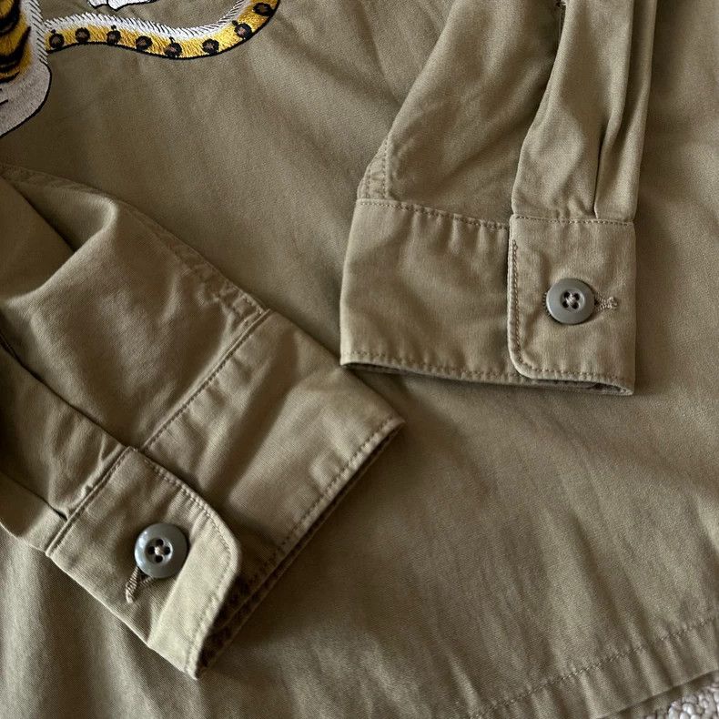Japanese Brand Wacko Maria Tokyo Tiger Embroidered Shirt - dmc Size US L / EU 52-54 / 3 - 5 Thumbnail