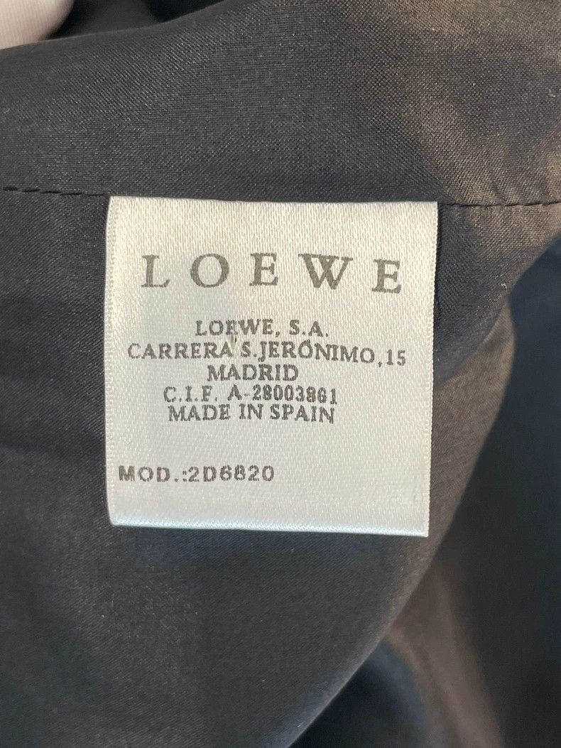 Loewe Loewe Black Camel Hair Short-Sleeve Dress - dmc Size US 31 - 4 Thumbnail