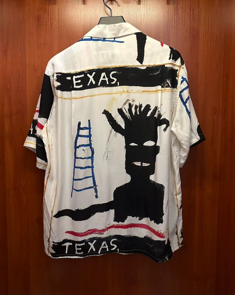 Japanese Brand Wacko Maria Basquiat Graffiti Short Sleeve Shirt - dmc Size US M / EU 48-50 / 2 - 2 Thumbnail