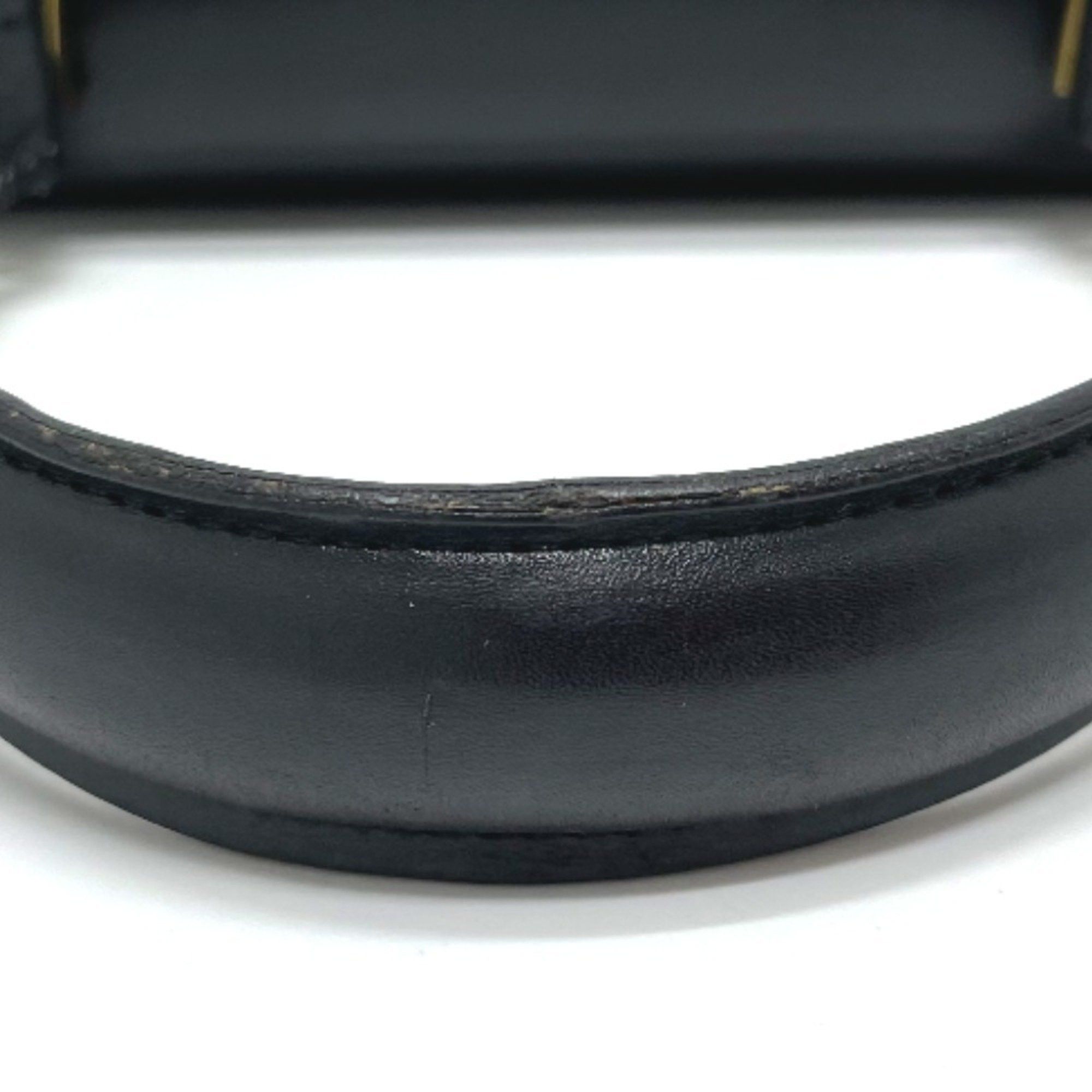 Salvatore Ferragamo Gancini 2-Way Mini Shoulder Bag in Black Leather (O212193)