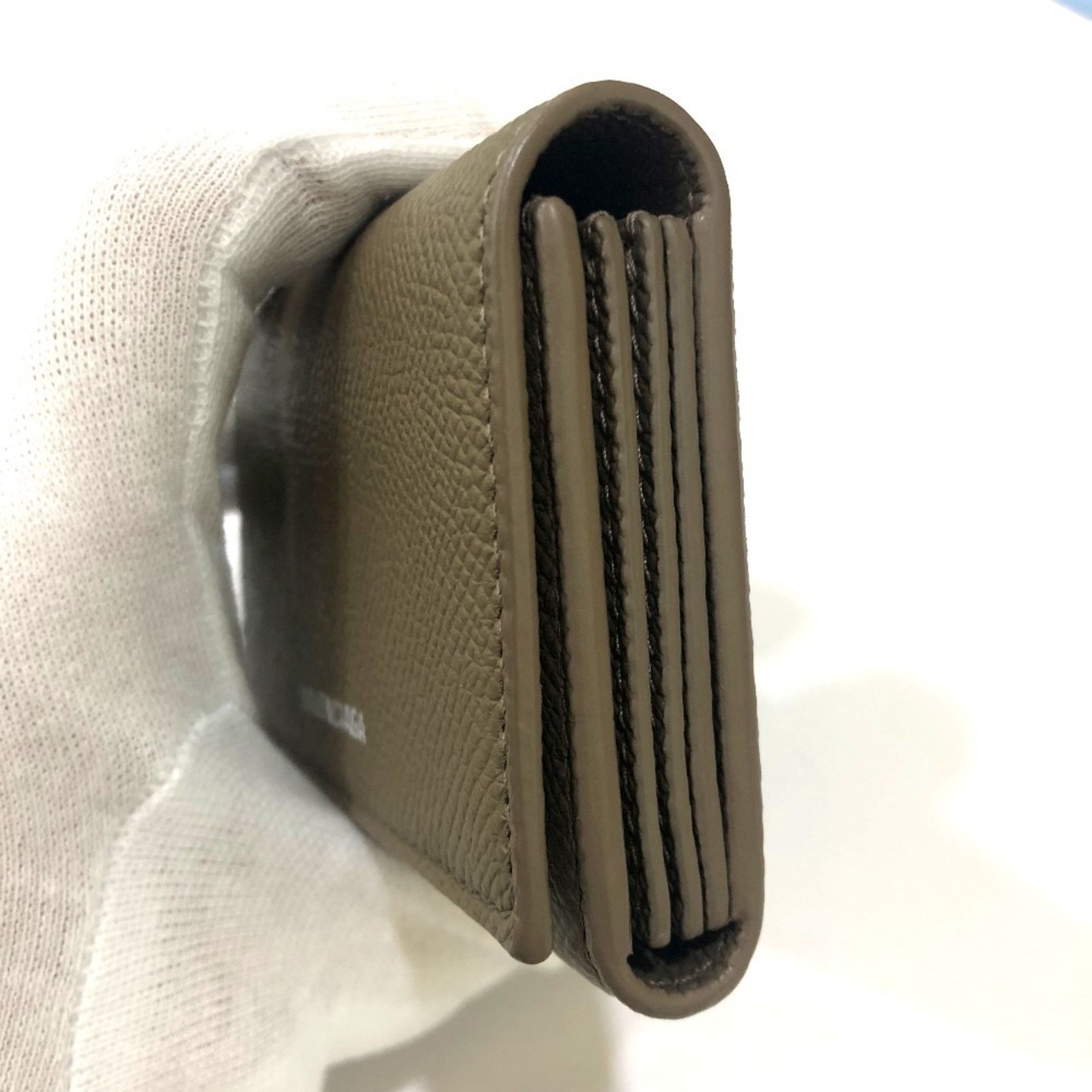 Balenciaga BALENCIAGA Ville Accordion Wallet with Card Case, 581099, Leather, Women's, Brown Size ONE SIZE - 6 Thumbnail