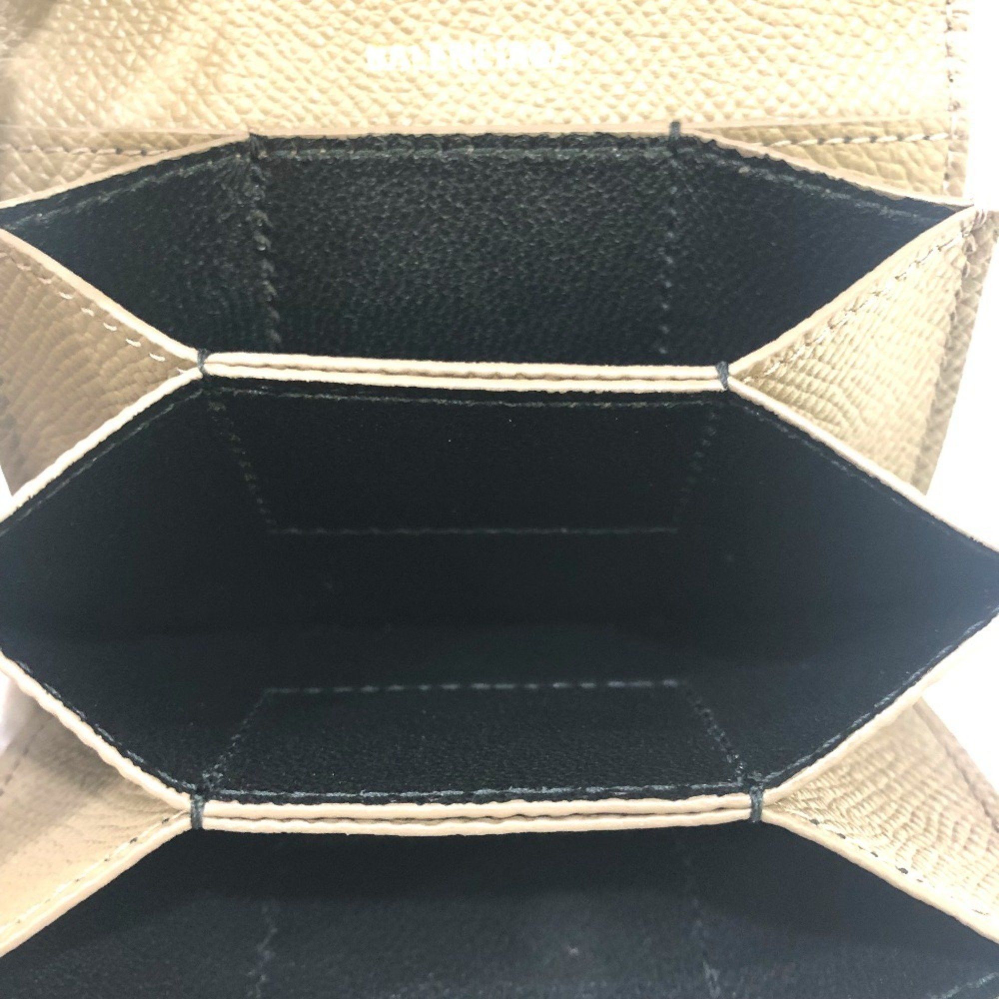 Balenciaga BALENCIAGA Ville Accordion Wallet with Card Case, 581099, Leather, Women's, Brown Size ONE SIZE - 4 Thumbnail