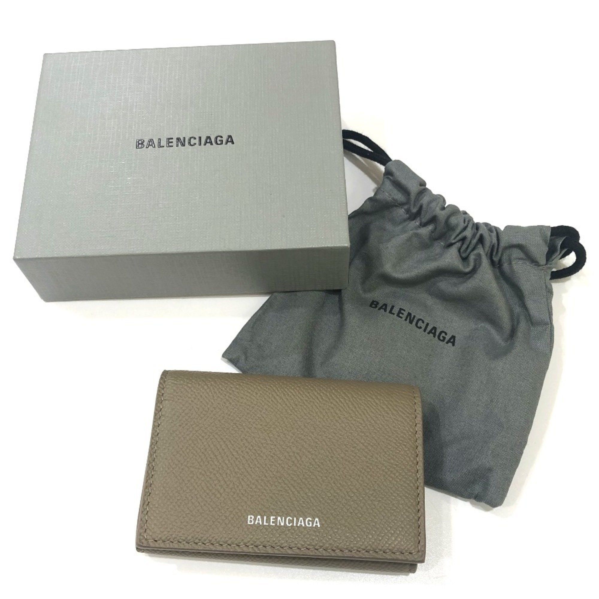 Balenciaga BALENCIAGA Ville Accordion Wallet with Card Case, 581099, Leather, Women's, Brown Size ONE SIZE - 11 Thumbnail