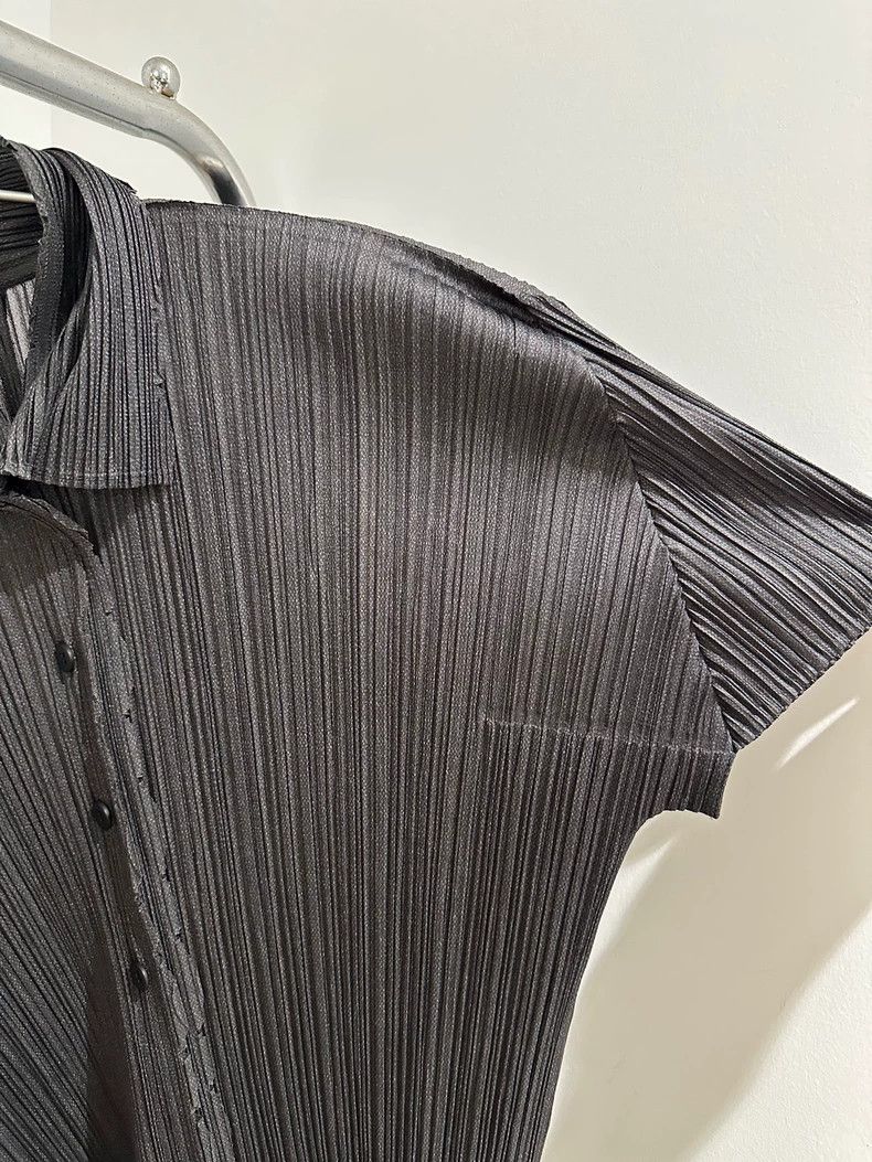 Issey Miyake Issey Miyake Pleated Short Sleeve Shirt - dmc Size US M / EU 48-50 / 2 - 7 Thumbnail