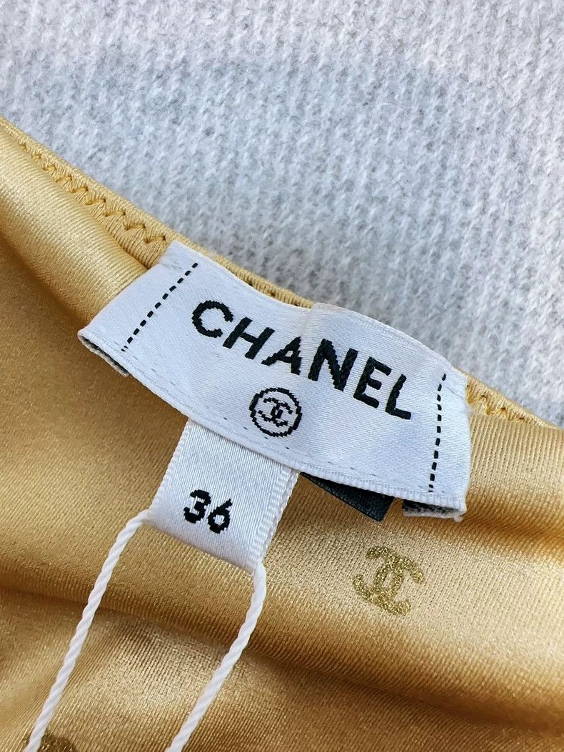 Chanel Chanel Coco Beach Gold Long Sleeve Top - dmc Size US M / EU 48-50 / 2 - 7 Thumbnail