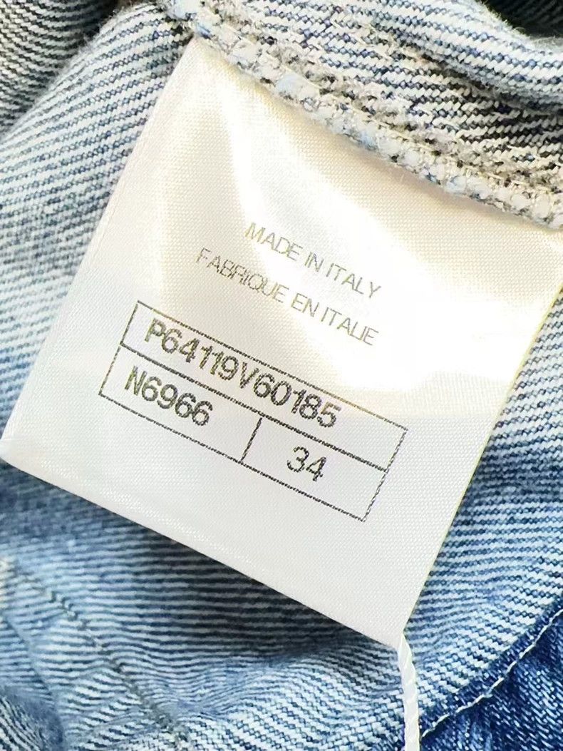 Chanel Chanel 20S Denim Jacket with Ruffles - dmc Size US XS / EU 42 / 0 - 7 Thumbnail