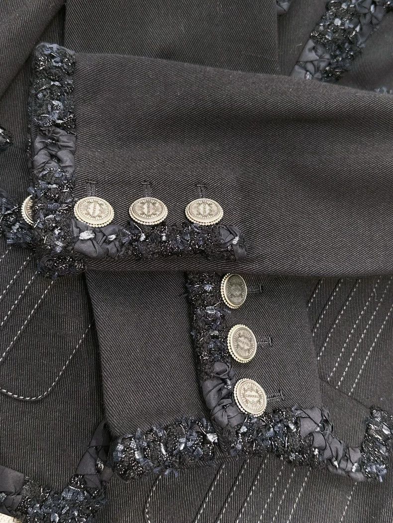 Chanel Chanel Cuba Series Denim Jacket - dmc Size US M / EU 48-50 / 2 - 4 Thumbnail