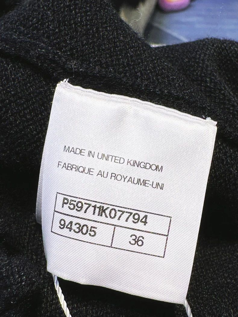 Chanel Chanel Black Long Sleeve Cashmere Sweater - dmc Size US M / EU 48-50 / 2 - 5 Thumbnail
