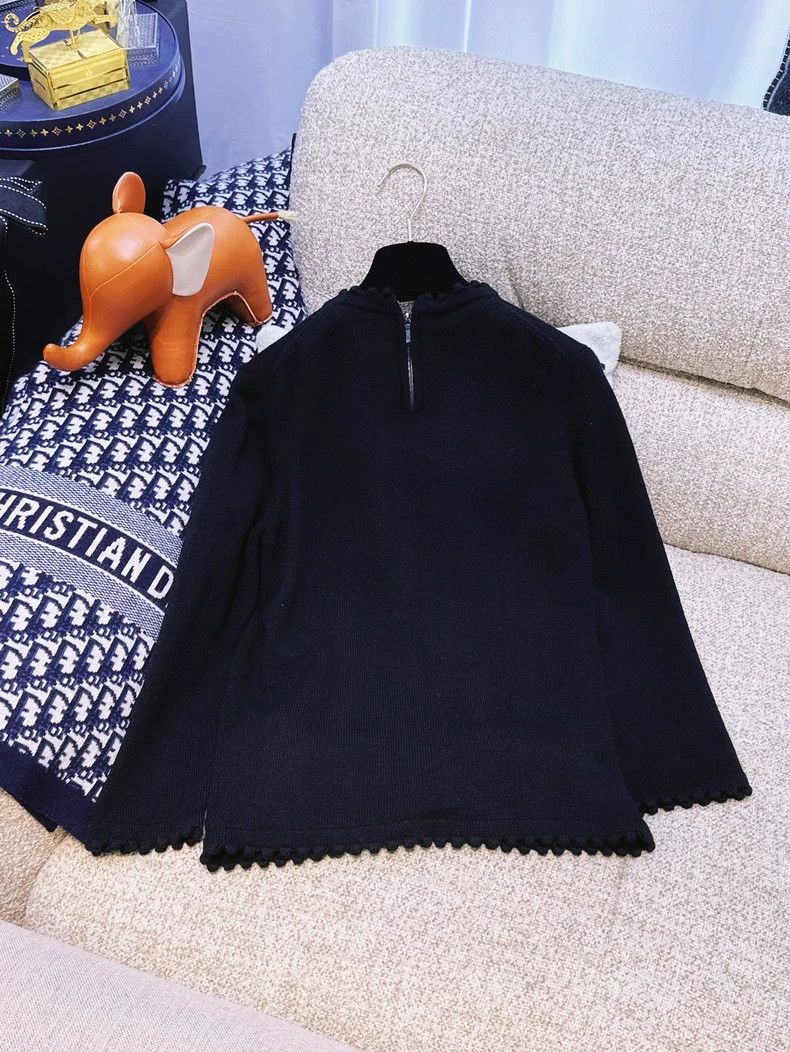Chanel Chanel Black Long Sleeve Cashmere Sweater - dmc Size US M / EU 48-50 / 2 - 2 Thumbnail