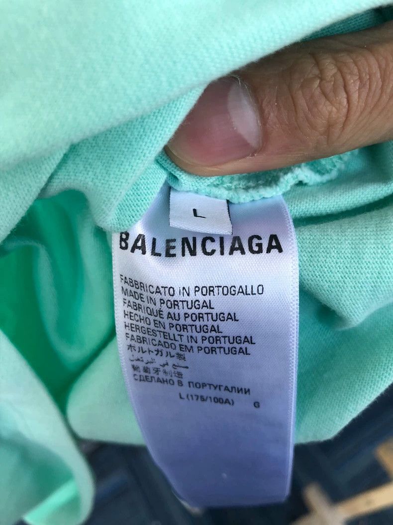 Balenciaga Balenciaga Wave Embroidery Short Sleeve Tee - dmc Size US L / EU 52-54 / 3 - 3 Thumbnail