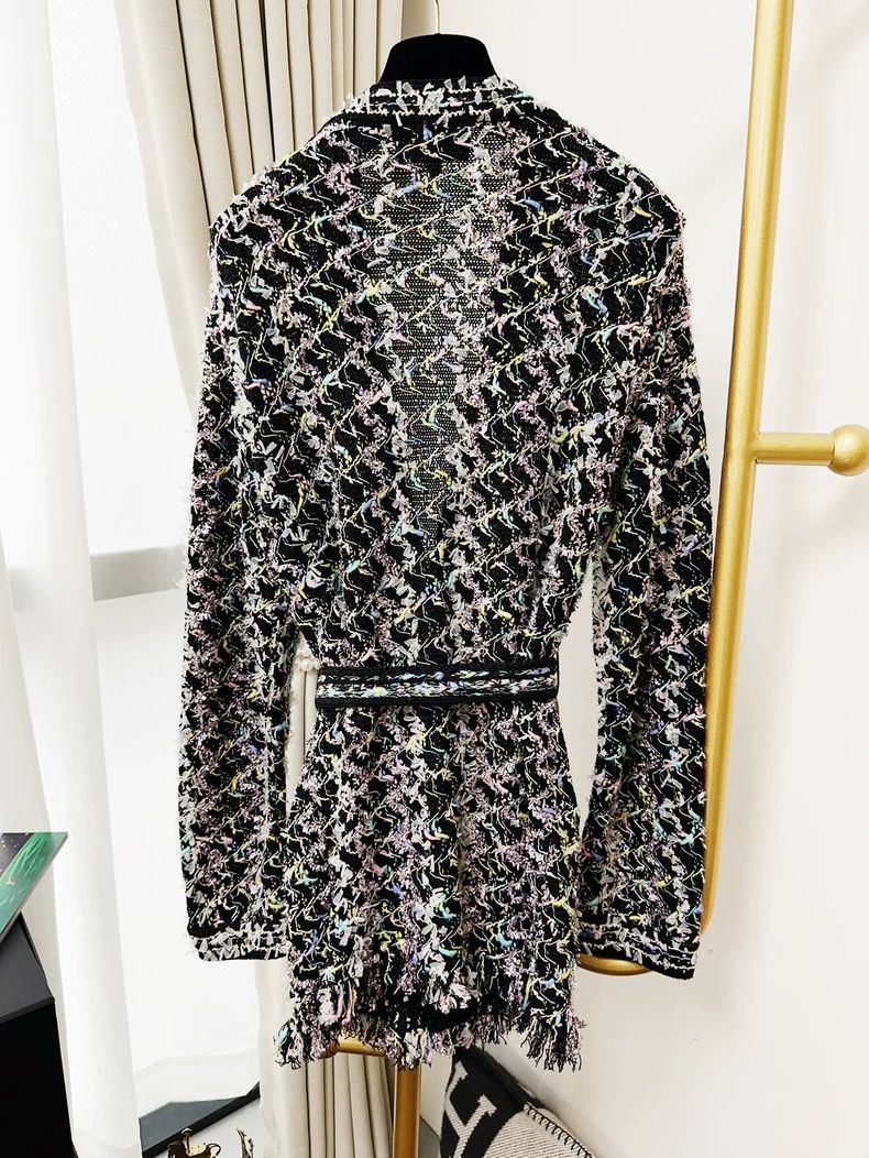 Chanel Chanel 22P Fringe Knit Cardigan Coat - dmc Size US XS / EU 42 / 0 - 2 Thumbnail