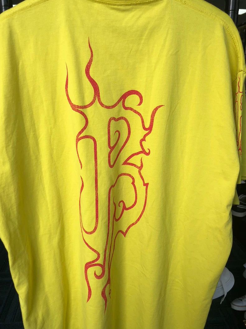 Balenciaga Balenciaga Yellow Flame Print T-shirt - dmc Size US M / EU 48-50 / 2 - 2 Thumbnail