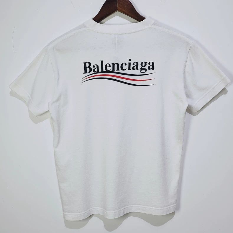Balenciaga Balenciaga White Short Sleeve T-shirt - dmc Size US L / EU 52-54 / 3 - 2 Thumbnail
