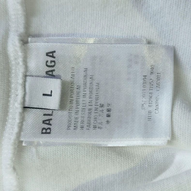 Balenciaga Balenciaga White Short Sleeve T-shirt - dmc Size US L / EU 52-54 / 3 - 7 Thumbnail