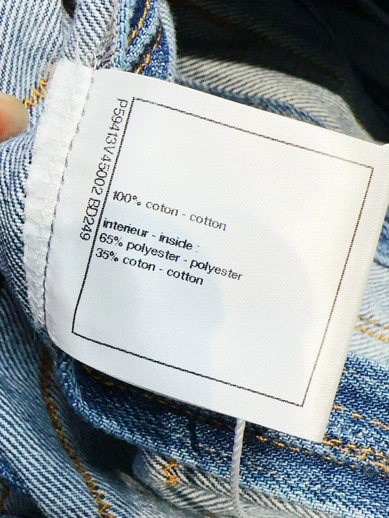 Chanel Chanel Blue Denim Jacket with Sailor Collar - dmc Size US XS / EU 42 / 0 - 9 Thumbnail
